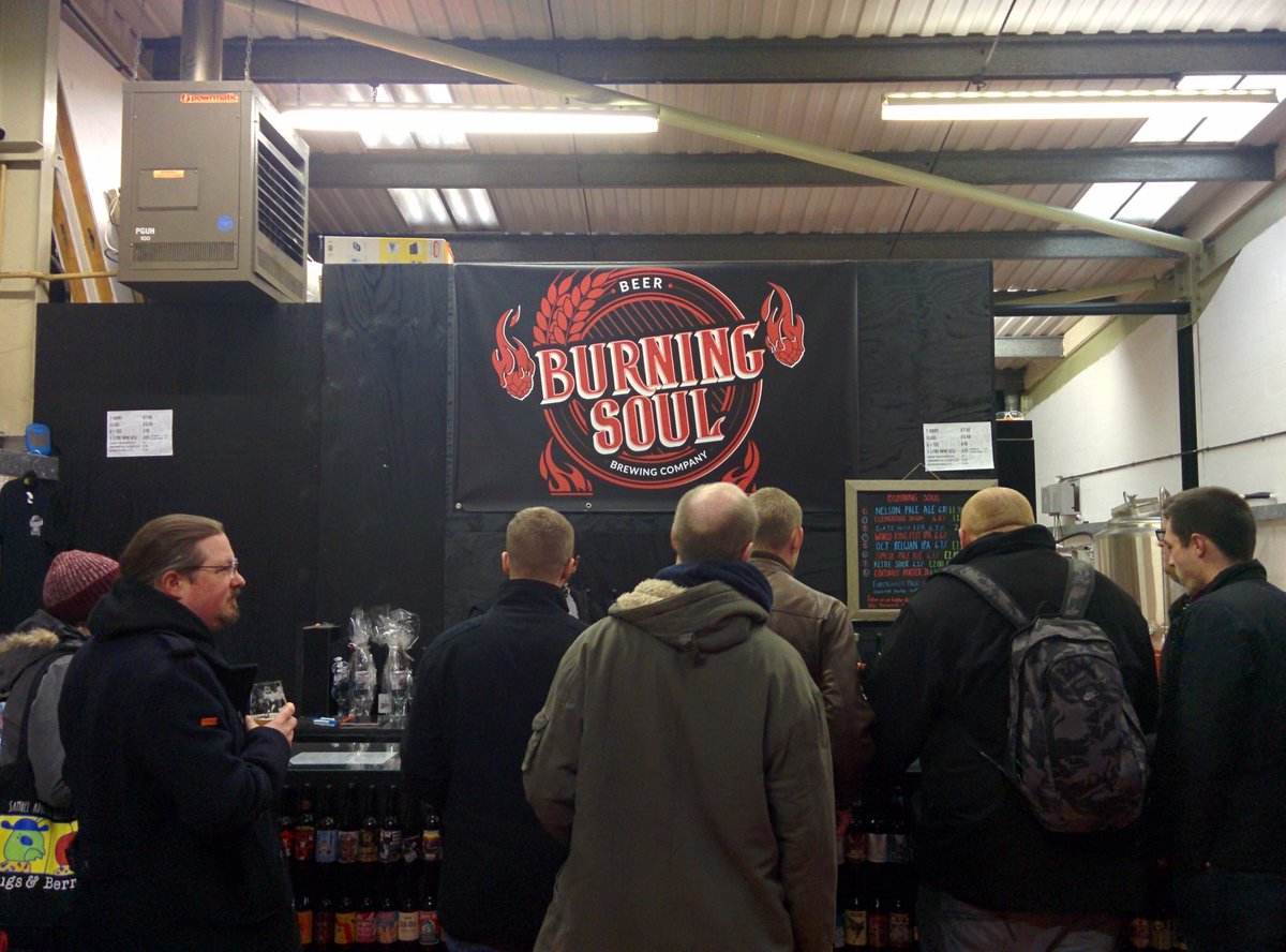 GunQuarter's tweet photo. Venue no. 2 of the Brum @tryanuary - @BurningSoulBrew and some fine local brews, with bonus table football! #getlostbrum #beermuda https://t.co/iEoGi6g8um