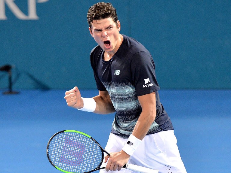 Mychasiw's tweet photo. #OhCanada Milos Raonic advances into the round of 16. (6-2, 7-6, 3-6, 6-3) #Raonic #AusOpen #aussieopen https://t.co/BfIsl0Pedf