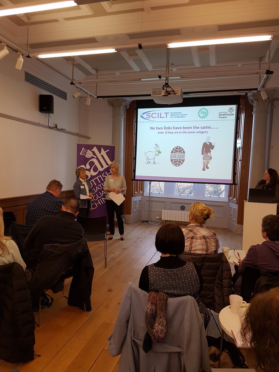 Rosenrot_27's tweet photo. Janette and Meryl on German and business links... #germanforwork @GI_Glasgow @scottishcilt @SALTLANGS https://t.co/48lbVZFYZa
