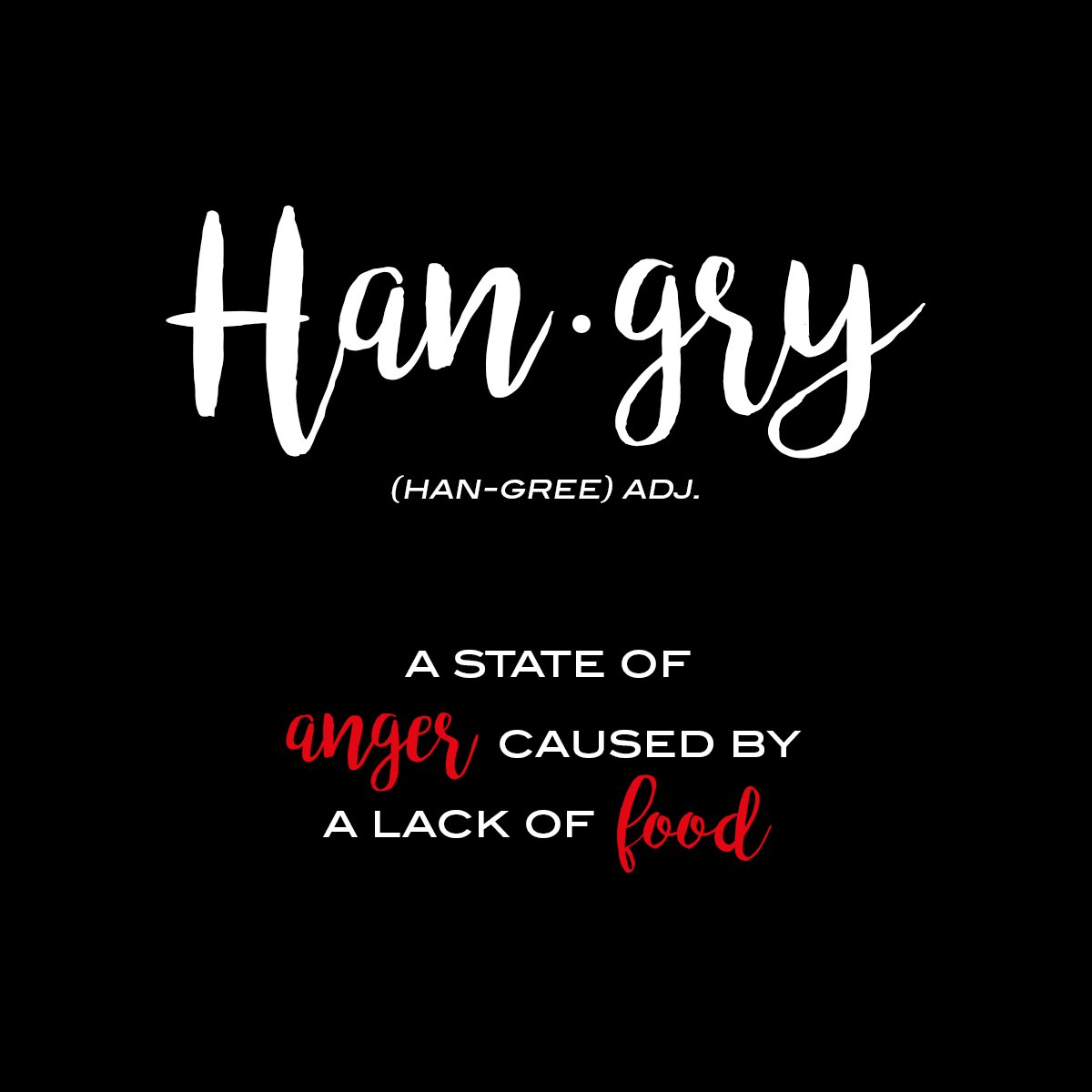 Who’s your best hangry friend?