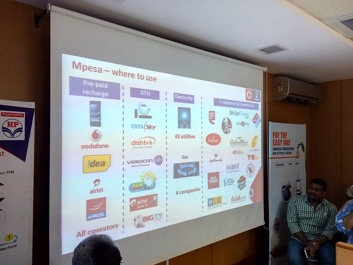 HPCL's tweet photo. Team Vijaywada Retail @HPCL promoting Digital payments thru enrolment & training #LessCashLess
Counters by @riljio1 @mpesa @Paytm
@MobiKwik https://t.co/PvHfzEV3o7