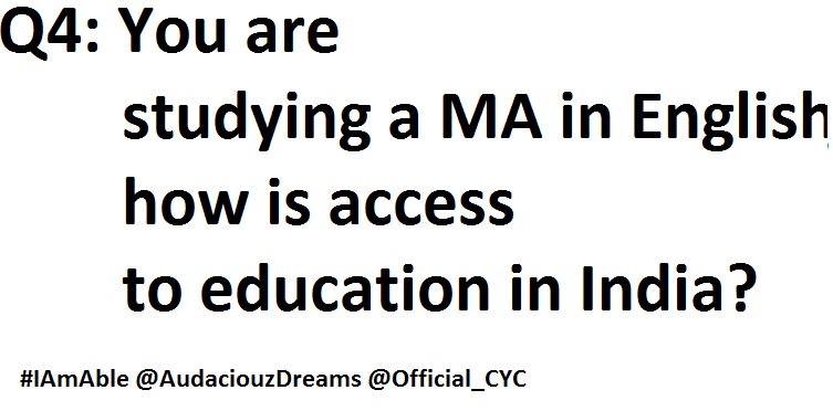 AudaciouzDreams's tweet photo. #AudaciosDreams #IAmAble  #Disability @VibhuSharma_11 @Official_CYC  @AudaciouzDreams #motivation https://t.co/wxEhN6XB6Q