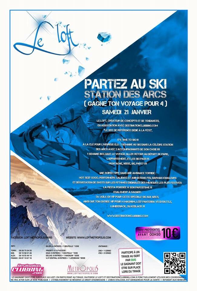 SebLoft's tweet image. #loft #Metropolis #night #club #paris #lesarcs #ski #voyage #boitedenuit