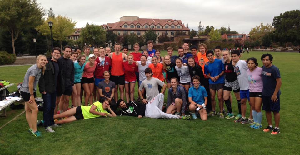 Testing our prototype back in October with the Stanford Running Club. #wearables