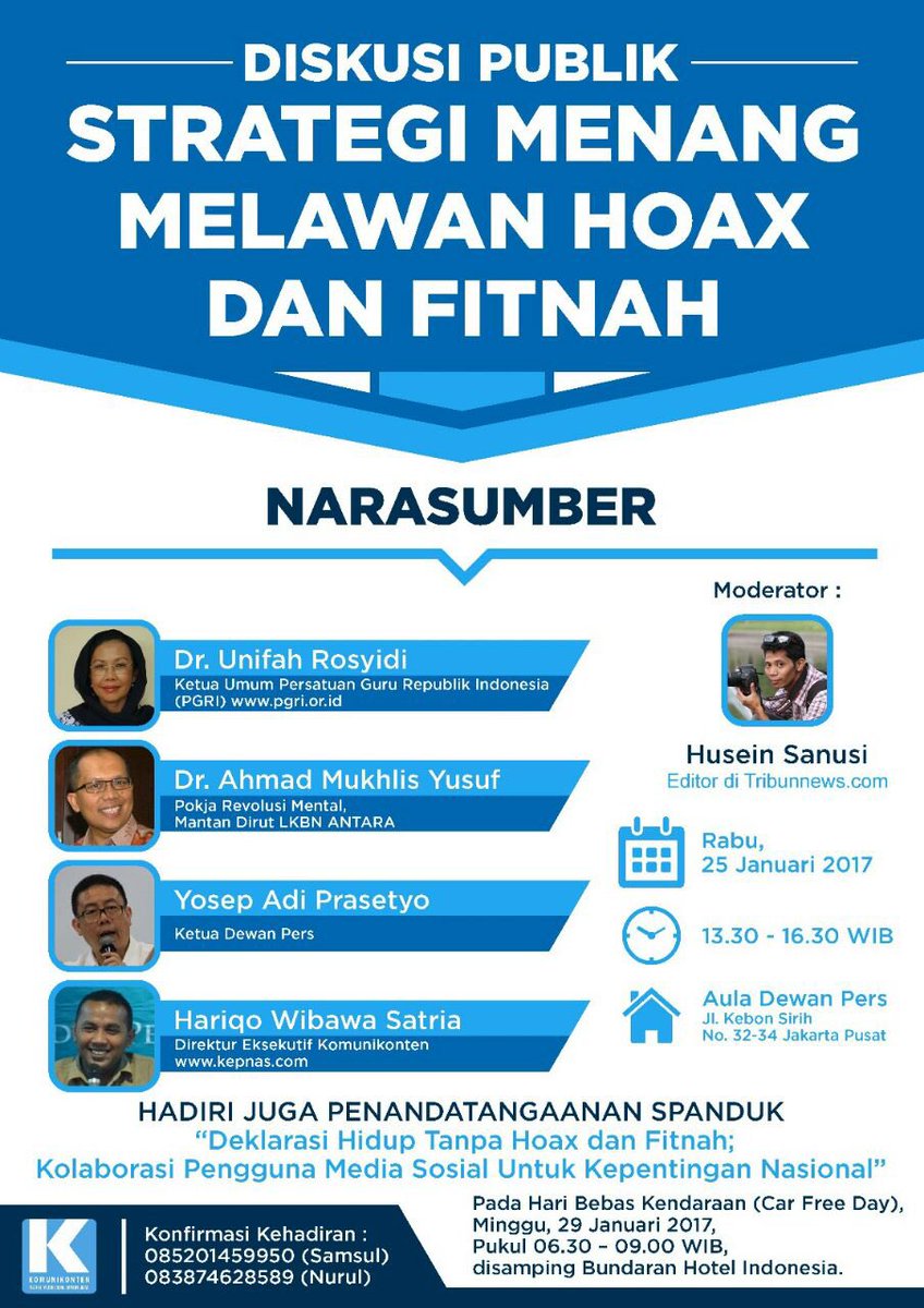 andihermanpr's tweet photo. "Diskusi Publik" dengan tema yg kece.. yuk share @SeputarEvent @ACARAJAKARTA @infojakarta https://t.co/O5FFWUt6lC