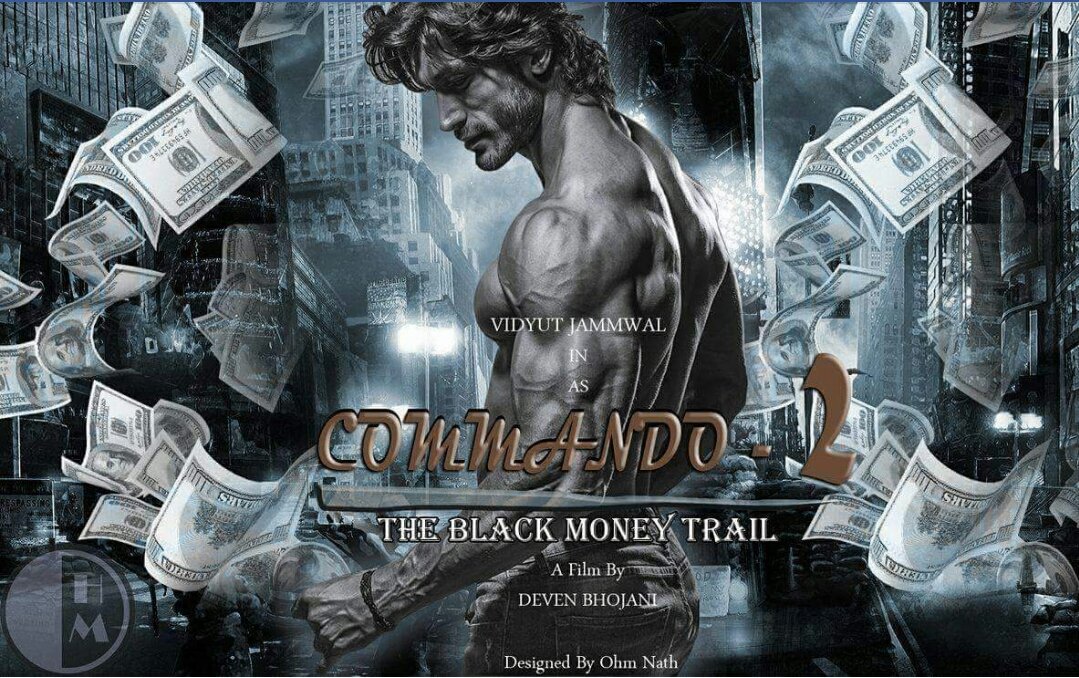 pr_rushali's tweet photo. Fan made poster for #Commando2 #Commando2poster #2DaysToCommando2Trailer @VidyutJammwal @RelianceEnt https://t.co/LQPGvKxwb1