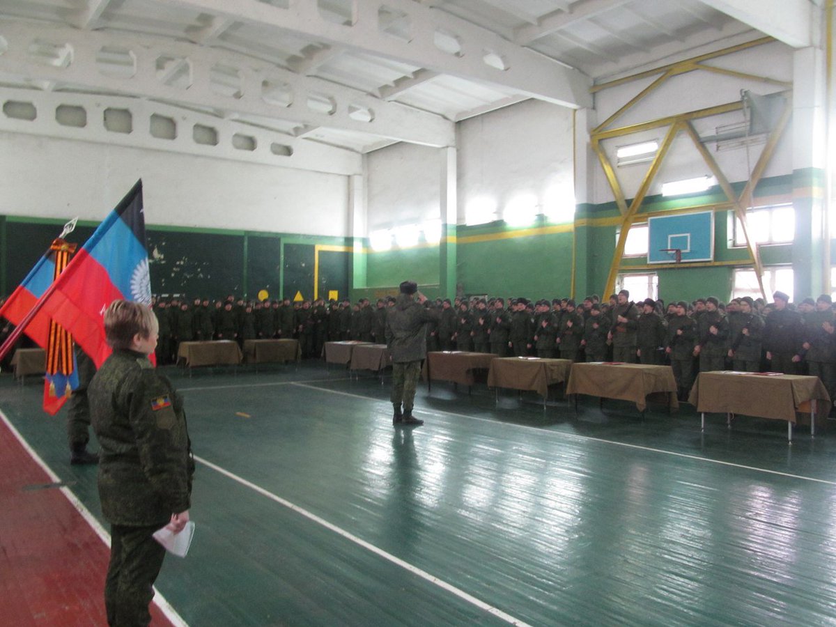 MikhailTolstyk's tweet photo. Today marked the "Day of the Oath." #Somali Battalion of #Donetsk People's Republic  #СОМАЛИ https://t.co/QH2ffCvfEe