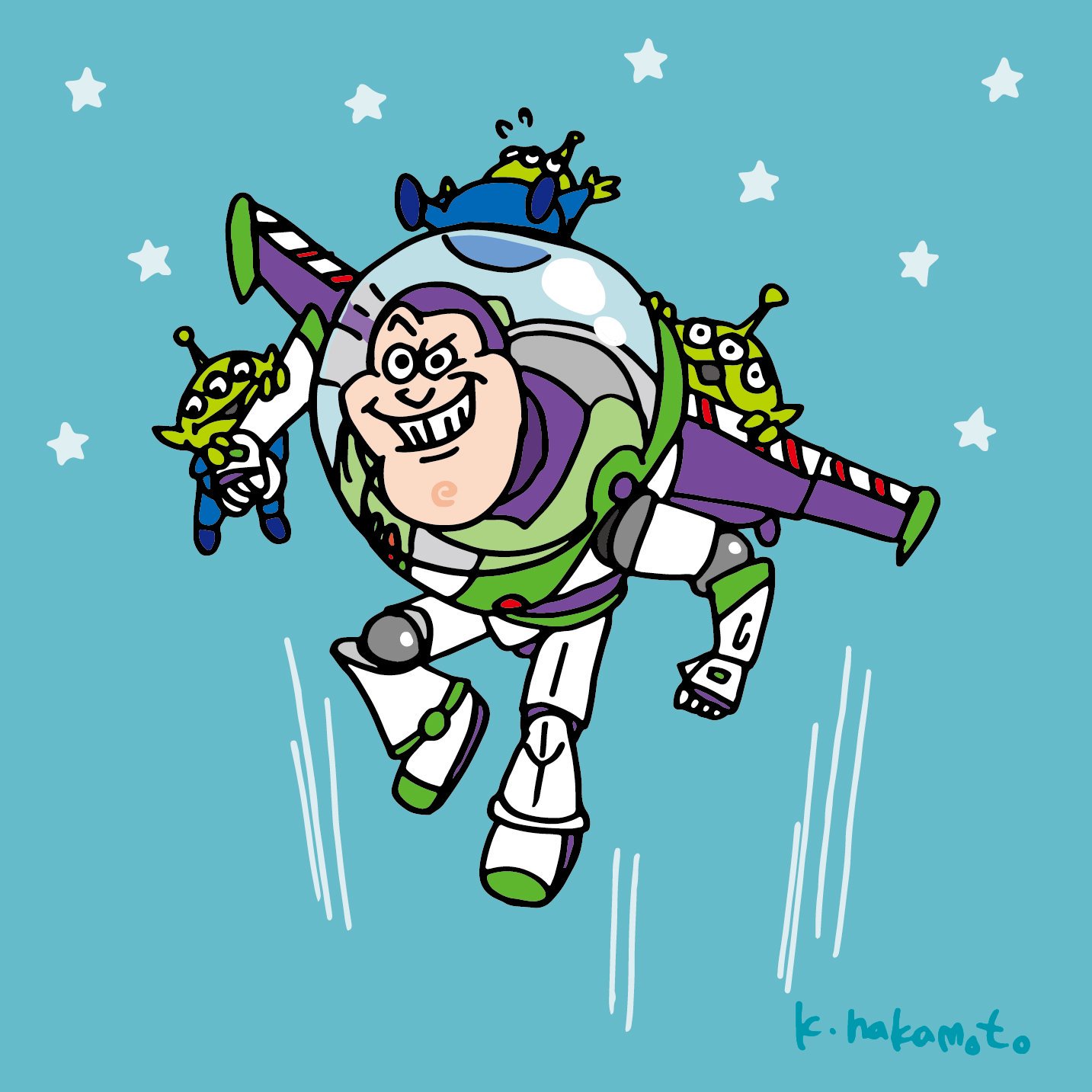 なかも リクエスト の トイストーリー バズ リトルグリーンメン イラスト イラスト基地 イラスト王国 イラストの森 イラスト完成 イラストレーター 絵 絵描きの輪 絵の島 創作の狼煙 T Co Lz0aofolvt Twitter