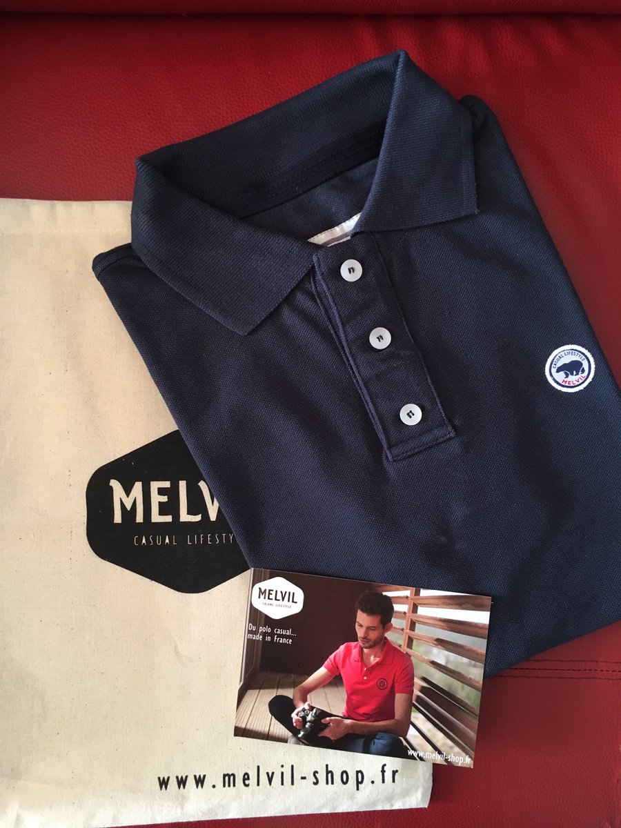 talexans's tweet photo. On continue la découverte du #madeinFrance 🇫🇷avec @MelvilOfficiel : super polo 👌🏻et envoi sympa 🏅 https://t.co/Cmm7VdACJh