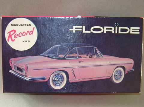 ModelWorldADL's tweet image. A &quot;Record&quot; kit of a Renault Floride. Made in France and 1/25 scale. What unusual kits do you know of? Thanks to &quot;Cycolac Fan&quot; for the pic.