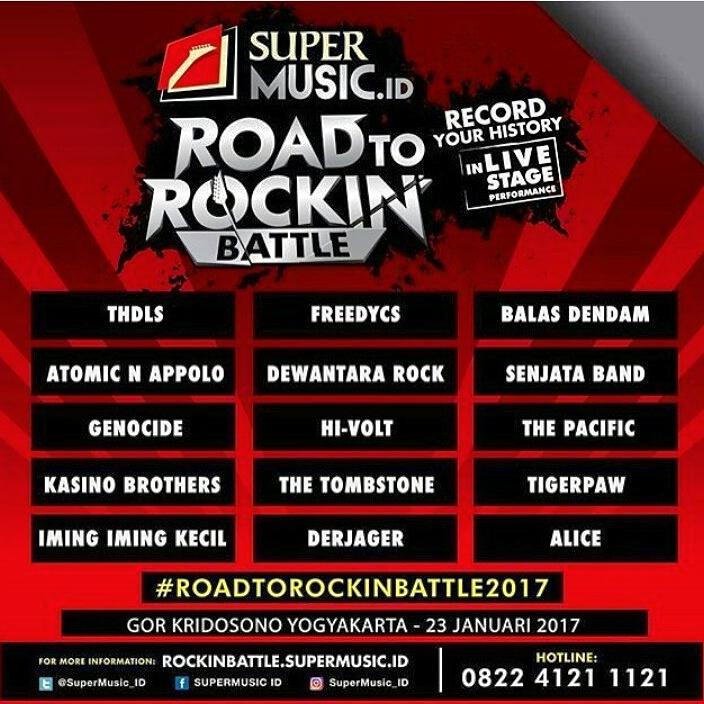 #balasdendamhardcore
#roadtorockinbatle2017
#roadtorockinbatle2017_jogja