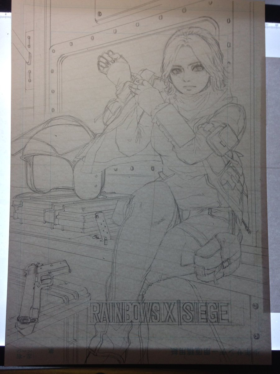 またなんか下書きしながら仕事。日々の修行が大切なのです。
#RainbowSixSiege 