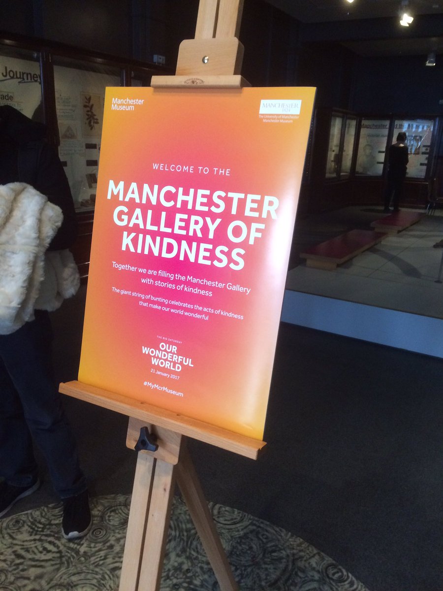 Manchester Gallery of Kindness #bigsat #MyMcrMuseum @McrMuseum