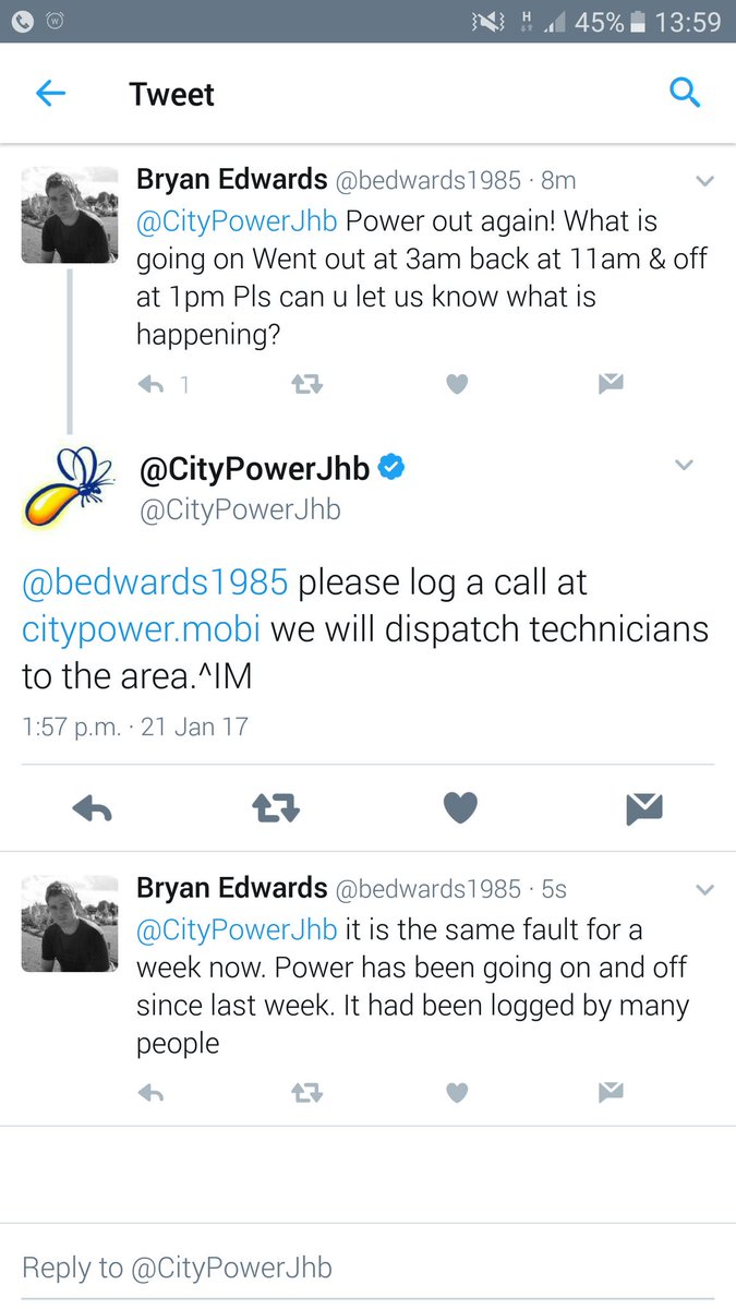 bedwards1985's tweet photo. @HermanMashaba I'm not expecting the DA to pull off miracles and change things over night but at least get your depts to comm better https://t.co/FmDi24XAPp