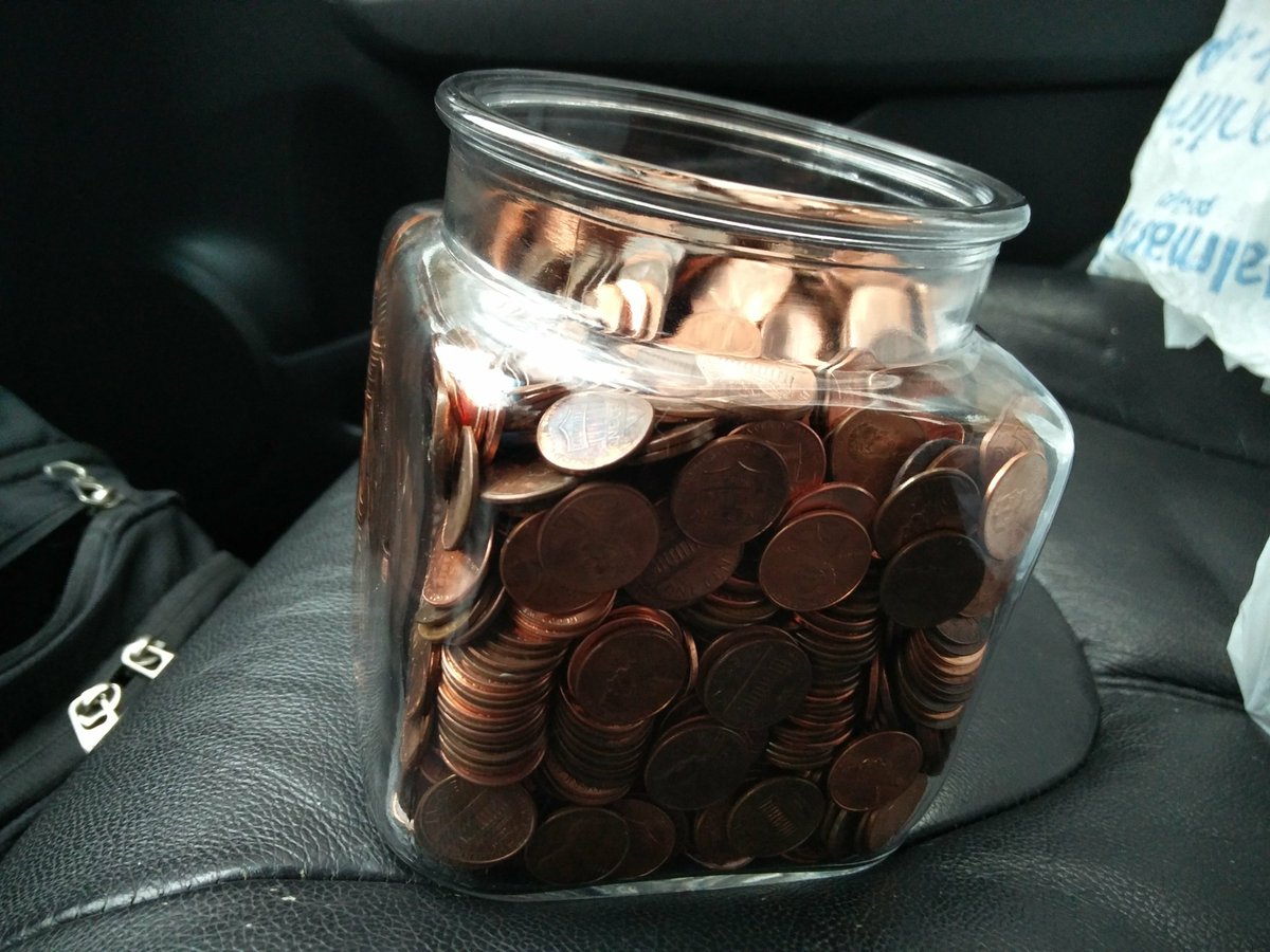 apegames's tweet photo. I saved my pennies for years. How many are in this jar? Closest guess wins Dark is the Night (on @kickstarter now). https://t.co/bqOwWK9VcS https://t.co/siZifTbvQq