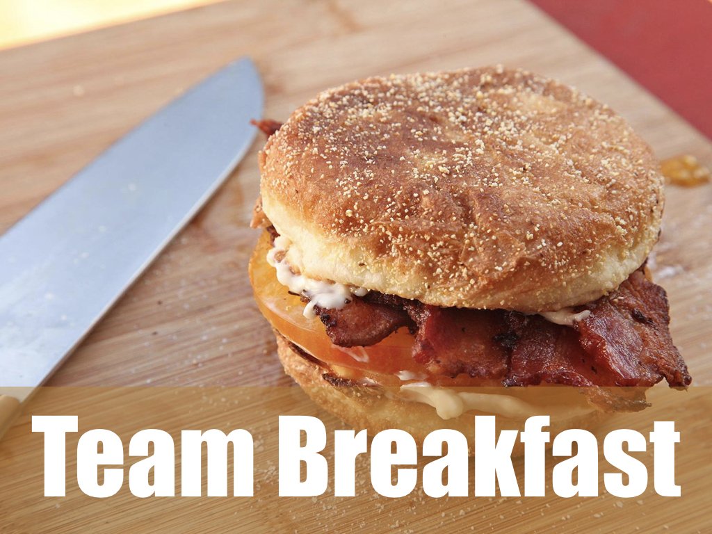 If you are serving on team this Sunday or are apart of team, why not come along at 8:30am for team breakfast.