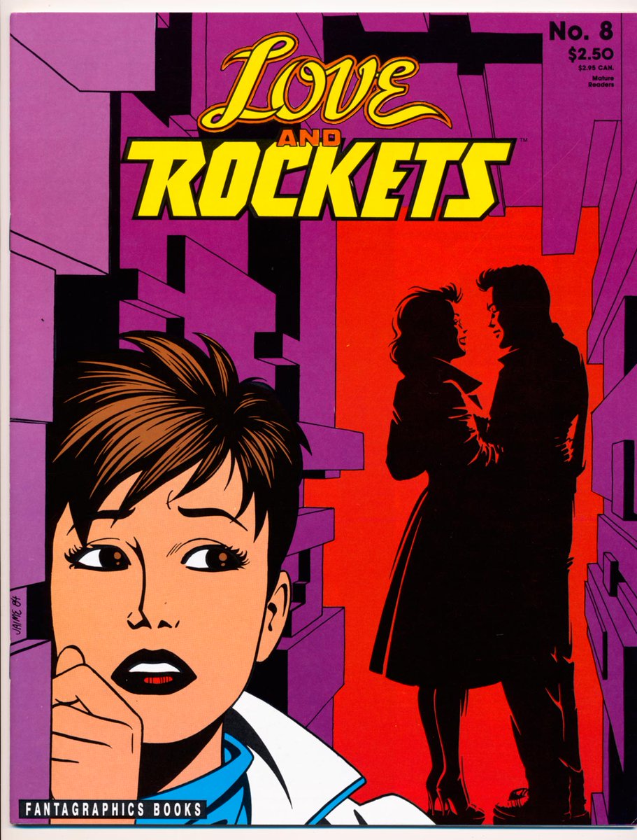 BilderUndWorte's tweet photo. Love and Rockets #8 @fantagraphics Sep 1984 "Mechanics" #CoverArt by Jaime Hernandez https://t.co/Ye7I2f6fnj #Autorencomics https://t.co/SBOTyJhRkS