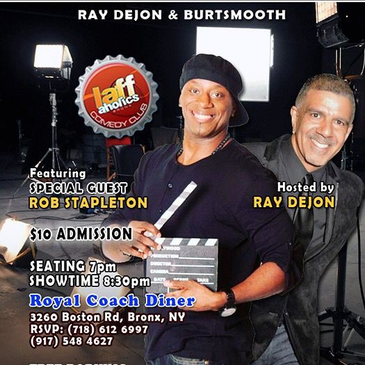 Raydejon's tweet photo. January 22nd it's going down at Laffaholics Sunday's with Rob Stapleton, $10 Admission #Comedy #Laffaholics #Dejonent #BronxComedy https://t.co/EDcogUP1rI