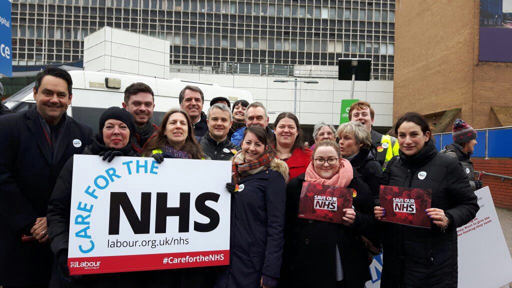 MatthewJSmyth's tweet photo. Excellent morning with the best folk at the @LiverpoolLabour #SaveOurNHS rally! #FightTheTories #CareForTheNHS #Combabes https://t.co/i2xoMvqKZw