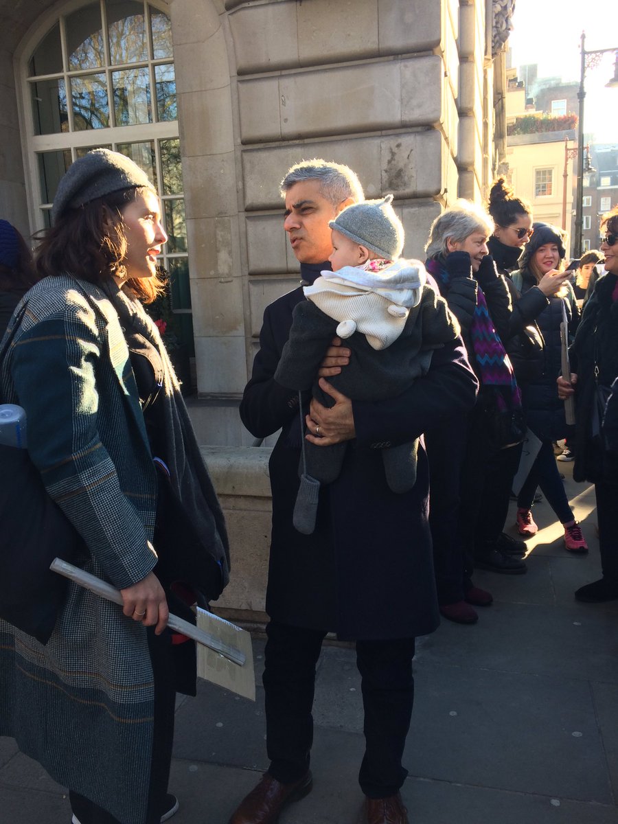 RosamundUrwin's tweet photo. Proud we have a mayor of London marching for women today @MayorofLondon https://t.co/QWLcIYoJp4