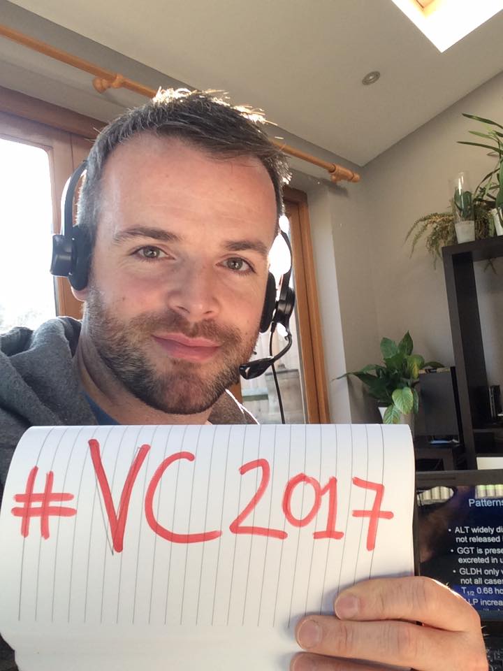 ThatVetSean's tweet photo. Great value CPD education virtual congress in full swing by @InternationalWV for vets &amp; vet nurses, access all recordings later #vc2017 https://t.co/hoRURBMXAO
