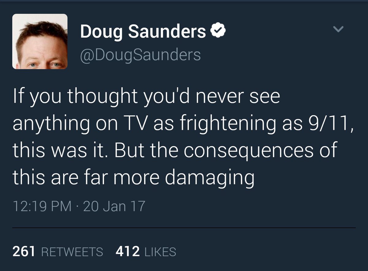 Harlan's tweet photo. Some dumb MSM compared the Inauguration of our 45th President to 9/11. 

I guess they got tired of idiotically  comparing him to Hitler? https://t.co/wsM1nJiP6P