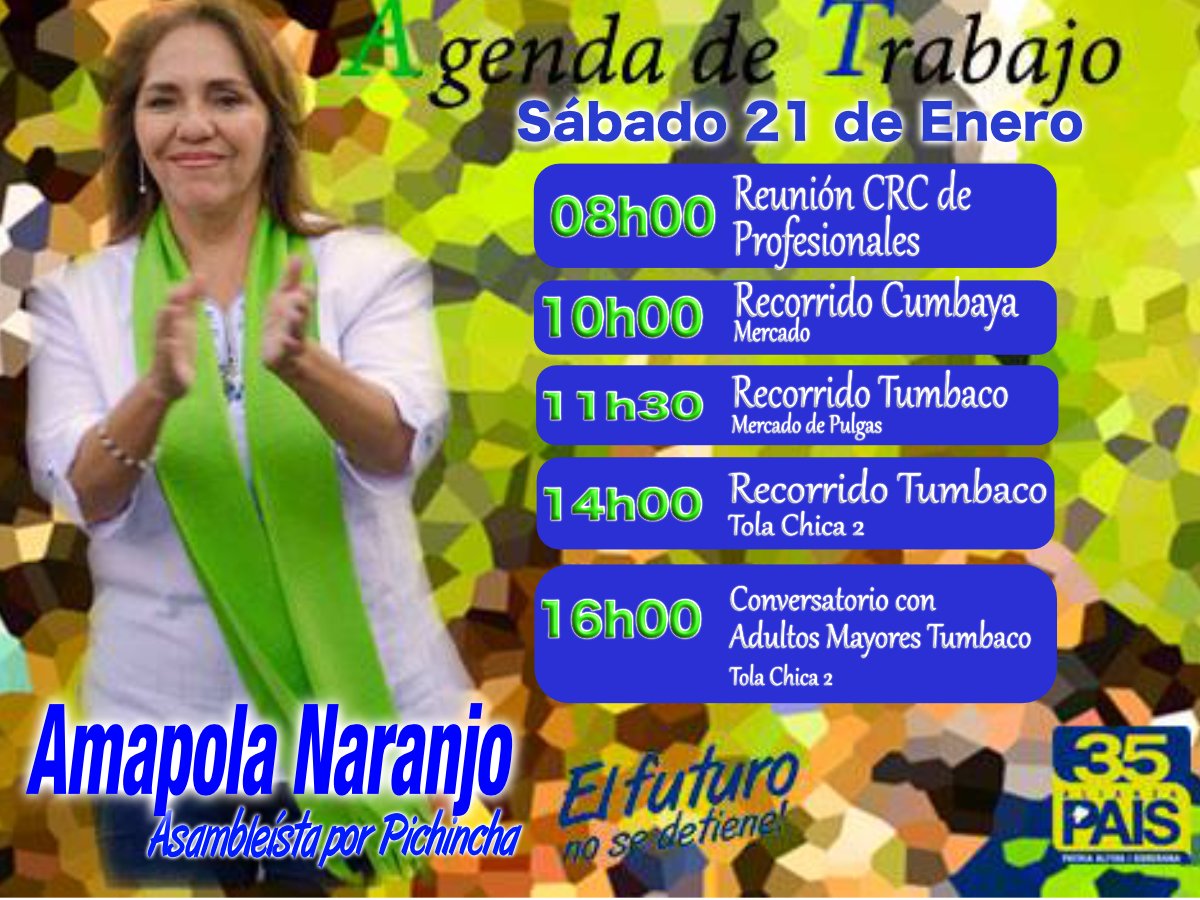 amapolanaranjo's tweet photo. Vamos junto al pueblo a la asamblea, hoy visitamos Cumbaya y Tumbaco. #TodoTodito35 #LeninPresidente. Somos equipo! @solbuendia @MCarvajal_A https://t.co/GbBepOF7Y8