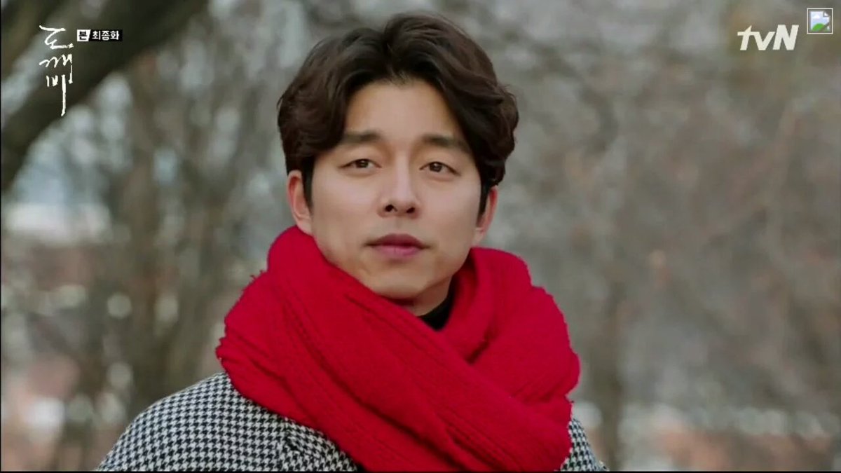 MyKoreanDramaID's tweet photo. Scarf merahnyaaaaa #goblin #gongyoo https://t.co/UmsugYvEU9