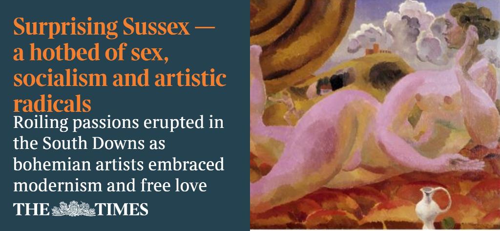 Timesvisualarts's tweet photo. Sussex provided the setting for a host of modernist artists https://t.co/5lL91Fiu5L @TwoTemplePlace #SussexModernism https://t.co/iQhtBEc4N5