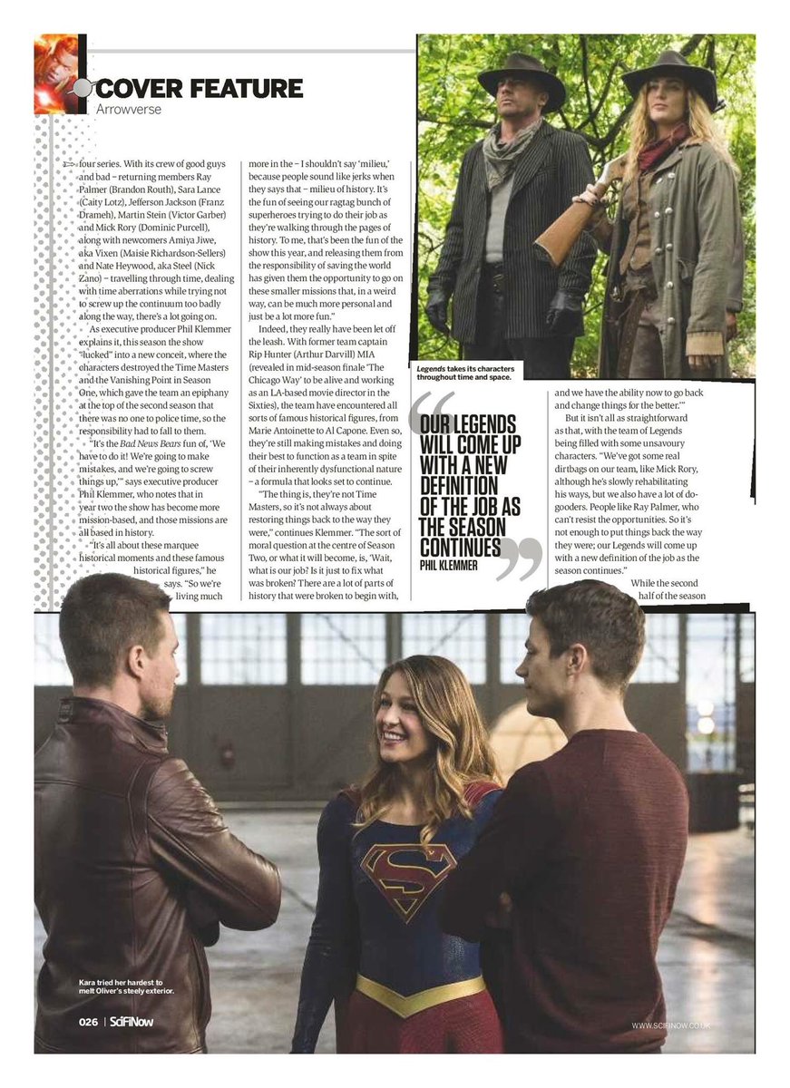 The Flash, Arrow, Supergirl &amp; Legends Of Tomorrow จากนิตยสาร SciFi Now 128 ครับ (3)