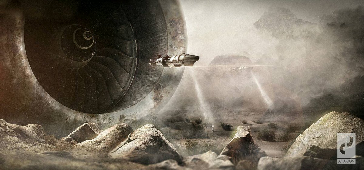 jcalizdesign's tweet photo. Nuevo trabajo!! Hasta ahora..creo que el que más me gusta. #scifi #photoshop #mattepainting #wacom #intuos #art https://t.co/M2rt69dhb7