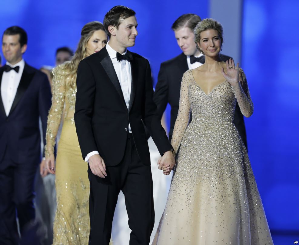 VOANews's tweet photo. In photos: With #inauguration done, President Trump celebrates at balls. #voainaug https://t.co/LzS9nI76x3