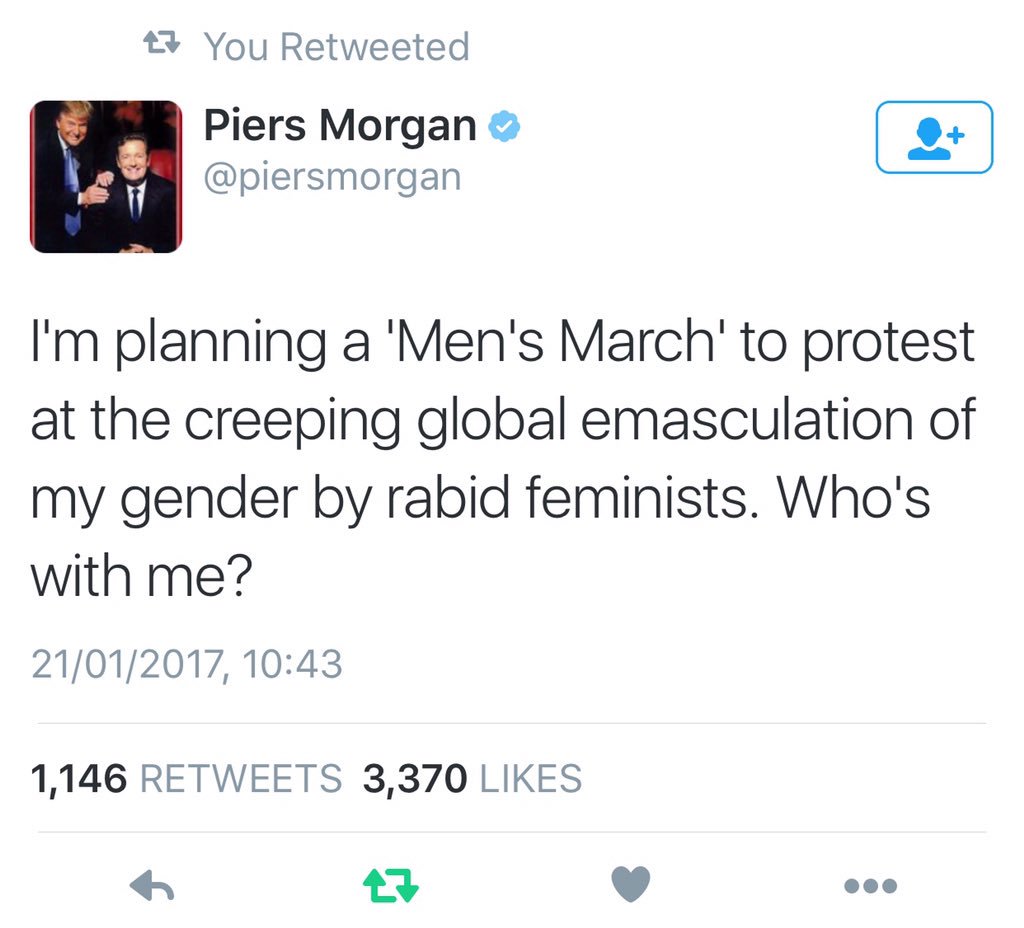 F4JOfficial's tweet photo. Piers Morgan @piersmorgan calls for a #MensMarch. Would you attend a #F4J march on Parliament this #FathersDay? https://t.co/5aWigGS8fK