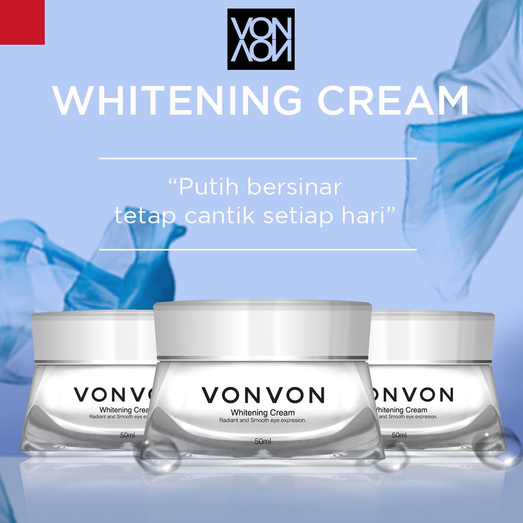 JD.id on Twitter: "Nih, JD.id punya cara untuk menjaga kulit kamu putih bersinar setiap hari yaitu dengan VonVon Whitening Cream. Beli yuk!