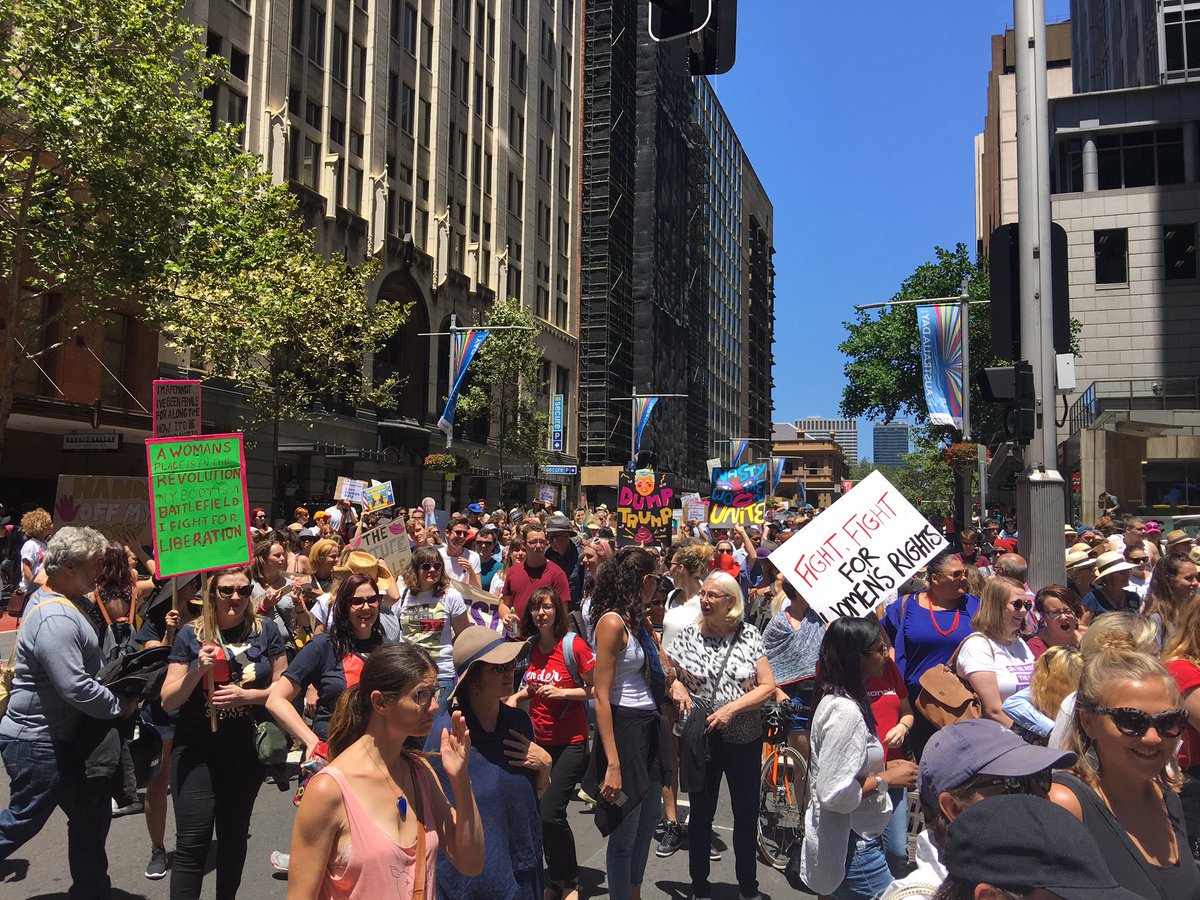 hrw's tweet photo. Women's rights are human rights - #WomensMarch in hundreds of cities around the world - our summary so far https://t.co/pnKZS8yspt https://t.co/nNLot3wt9N