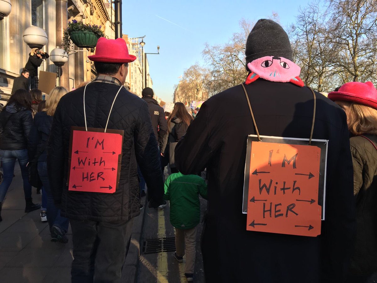 We're loving the show of solidarity today! What do we all have in common? We're #againsthate. RETWEET if you're with us! #womensmarchlondon