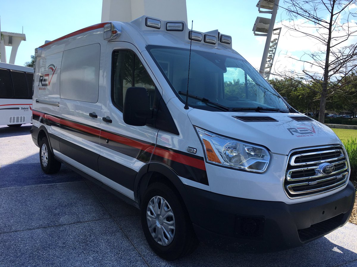 revgroupinc's tweet photo. REV Ambulance Group showcasing some #VehiclesForLife at @RaceOfChampions. https://t.co/L8ikD963vG