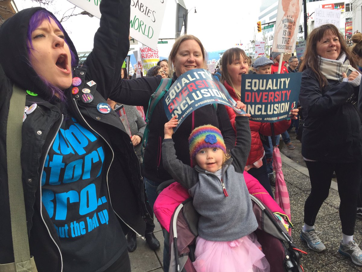 chipperlittle's tweet photo. #womensmarchcanada #wmwYVR 
Nasty women make nasty babies and nasty babies change the world https://t.co/m6s3MteV46