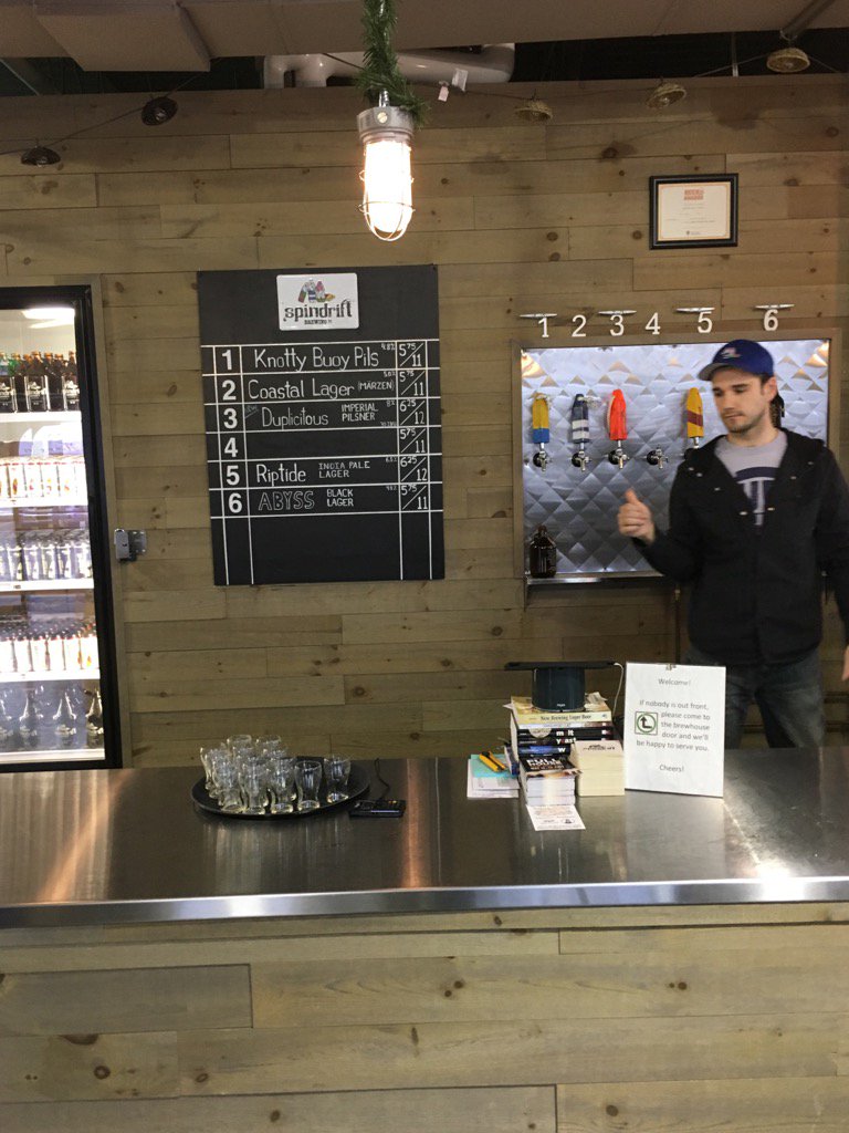 ToBeLike's tweet image. Beer bus stop @SpindriftBrew.
Hmmmmmmm beer.