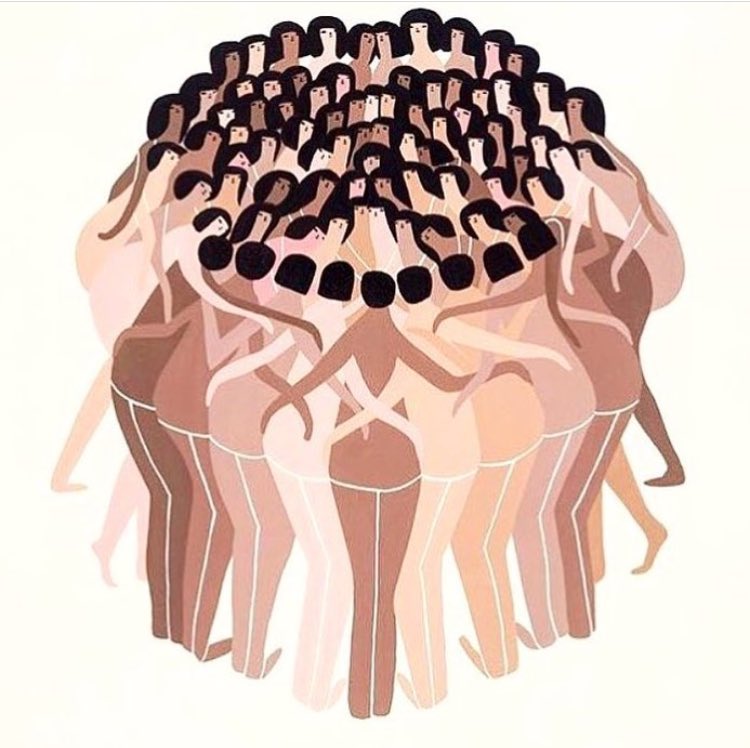 loveladiesfirst's tweet photo. In this together! We're with all the women across the country marching today! 🚺✊🏻✊🏼✊🏽✊🏾✊🏿  #womensmarch #womensrights https://t.co/mrxvRZTAm7