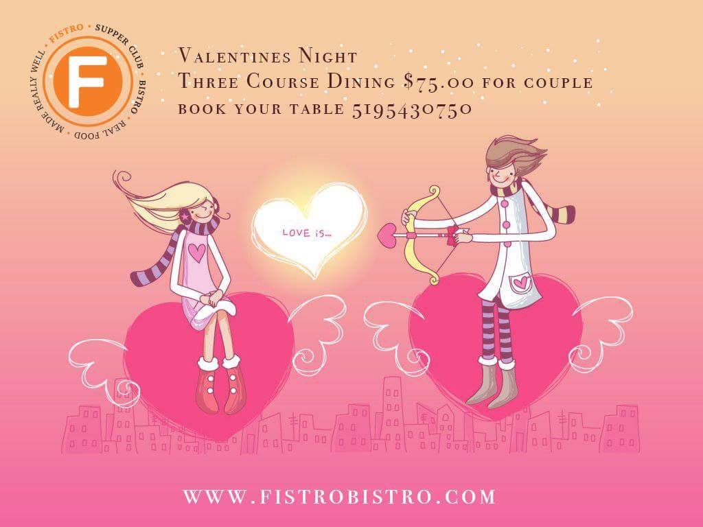 fistrobistro's tweet photo. Valentines Love at FISTRO reserve your table today 519 543 0750 https://t.co/ibf68HzAmW