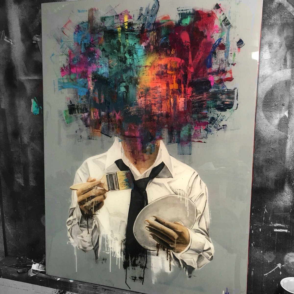 worksbysage's tweet photo. "A self portrait" https://t.co/Wh2NGvmqAD