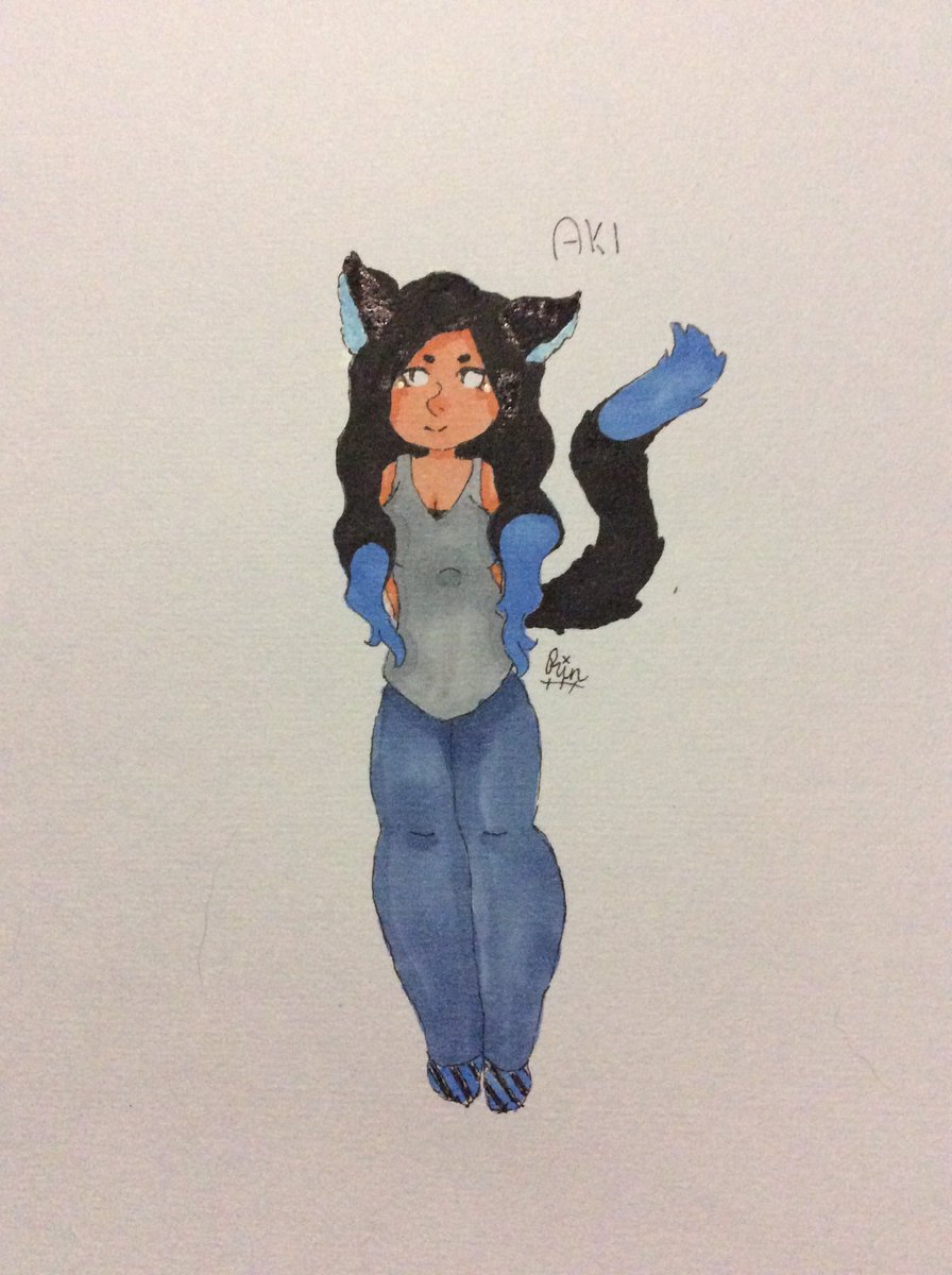 zerineko's tweet image. Drawing at 5 am :D  @akidearest