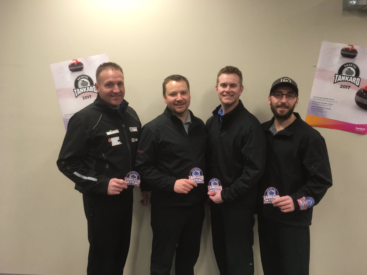 Congrats to Team Brent Gedak with their A Event win in the South Provincial Qualifier, and a berth into the <a href="/Tankard2017/">2017 SaskTel Tankard</a> #roadtoprovs