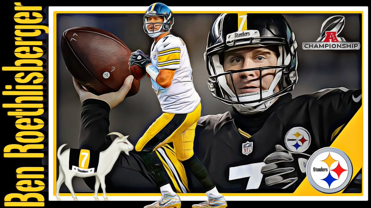 BurghInfo's tweet photo. Ben Roethlisberger @_BigBen7 will make team history Sunday!
His 20th playoff game is most in Steelers History!

#HereWeGo 
#SteelersNation https://t.co/wqFCcwWkbE