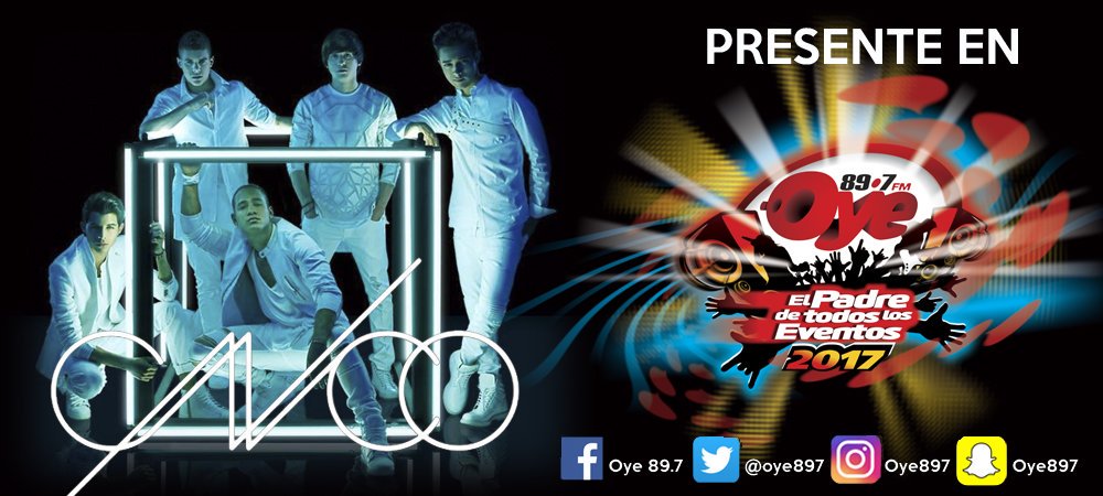 SiempreOye897's tweet photo. Suena #Posicion8 #ReggaetonLento de los chicos de @CNCOmusic #Los10HitazosDeOye @Oye897 @OyeAlbert897 https://t.co/IlwdFrSrjc