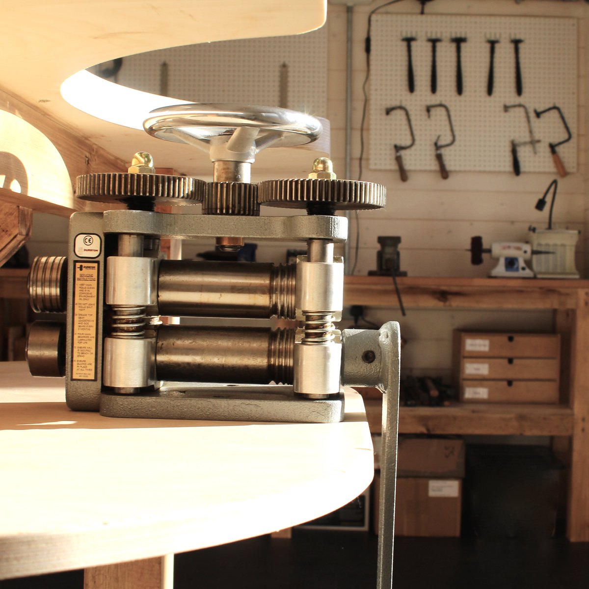 Beautiful jewellery tools enjoying the sunshine in the new workshop :)