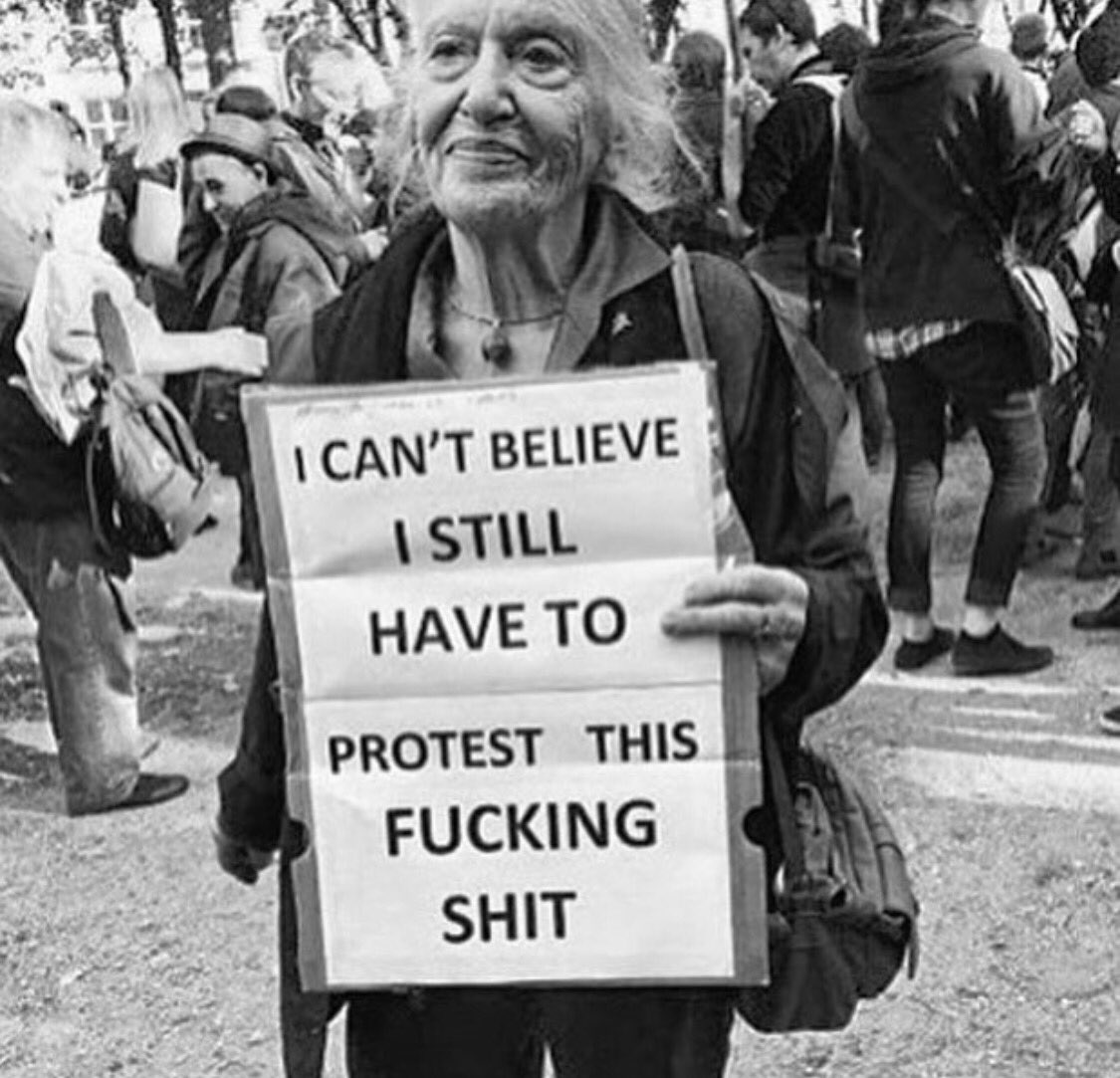 driverminnie's tweet image. I'm sorry if this language offends you. But the fact that what this woman is saying is true, offends me. #WomensMarchOnWashington