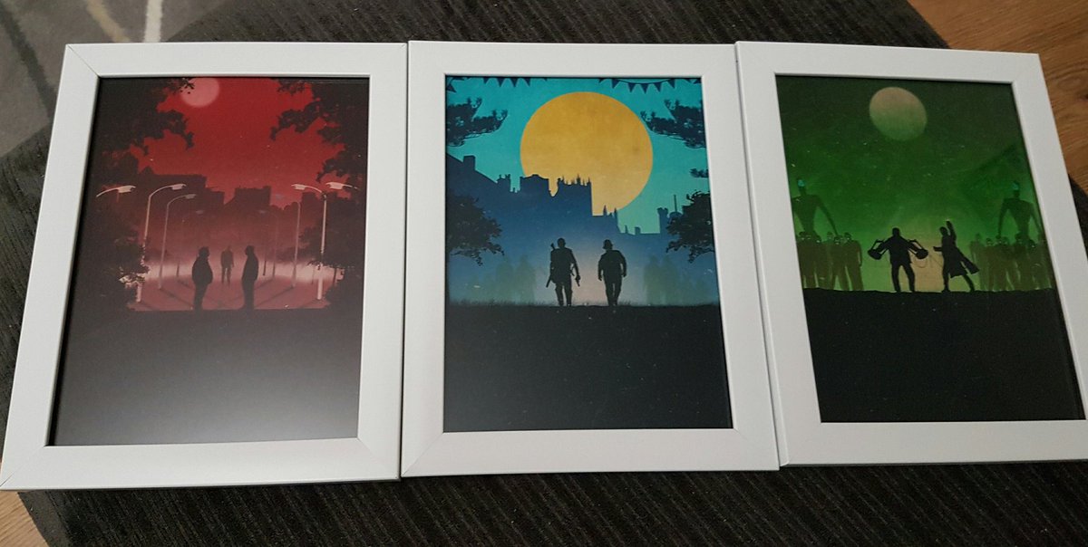 Finally framed my #cornettotrilogy made by <a href="/Bencharmanart/">Ben Charman</a> <a href="/SquiffyPrints/">SquiffyPrints</a>. Absolutely love them thanks Ben
