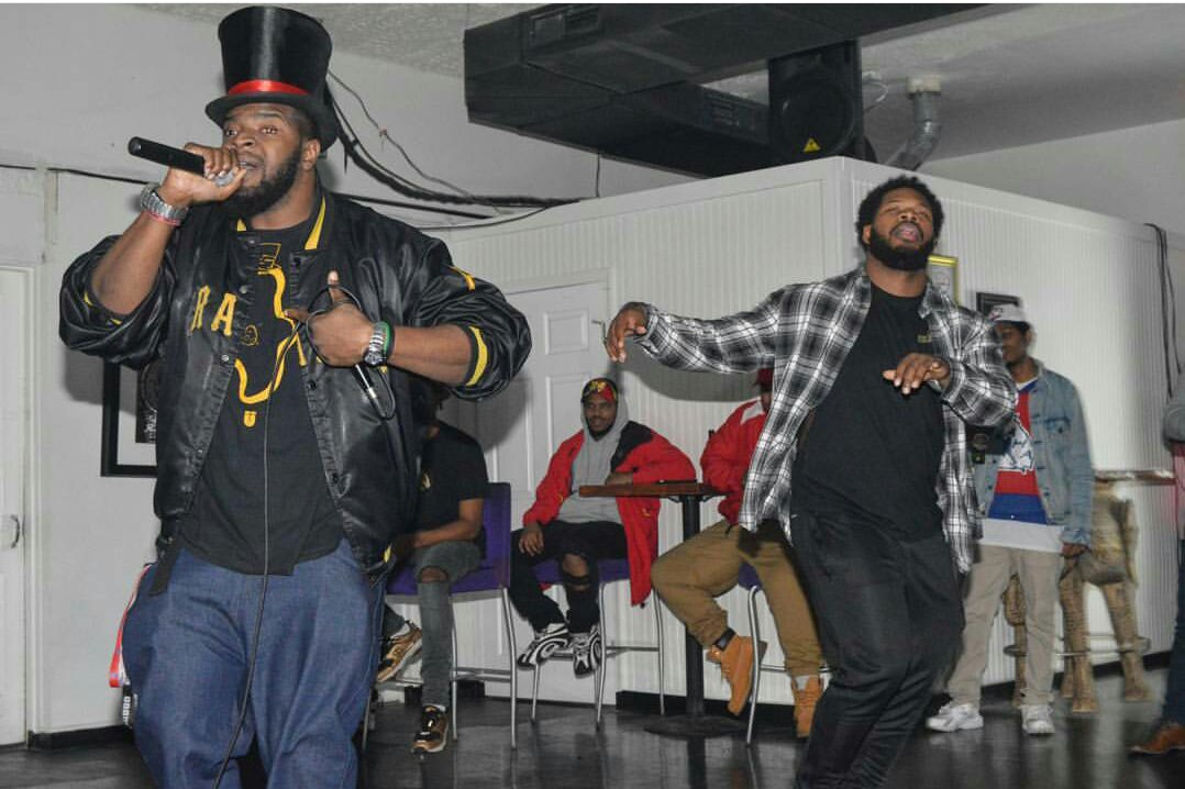RetroHatti's tweet photo. @yoshicrewent x myself performing my upcoming single "Black On Black Violence" at #SlotPartyAtl last week. #ColdJungleEnt #YoshiCrew https://t.co/ya3FEJuhtC